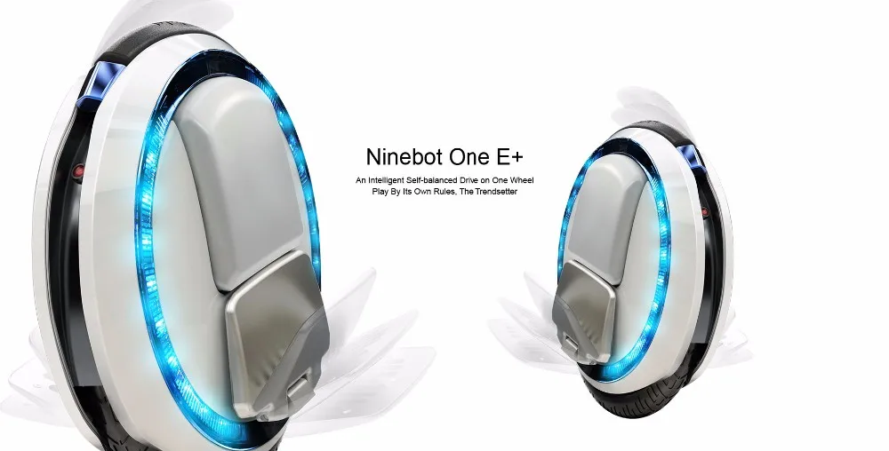 Ninebot One E+ умный Одноколесный самобалансирующийся самокат, электрическая одноколесная тачка, скейтборд на ховерборде