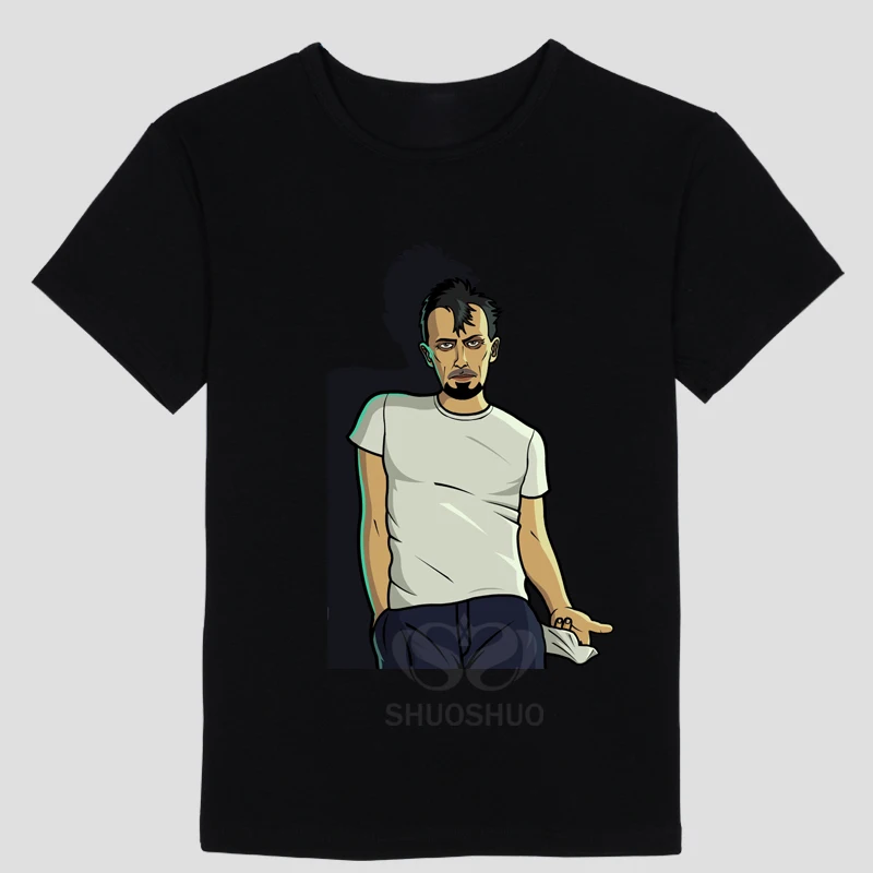 

Prison break michael_scofield DIY men's short sleeve T-shirt cotton Round collar 001