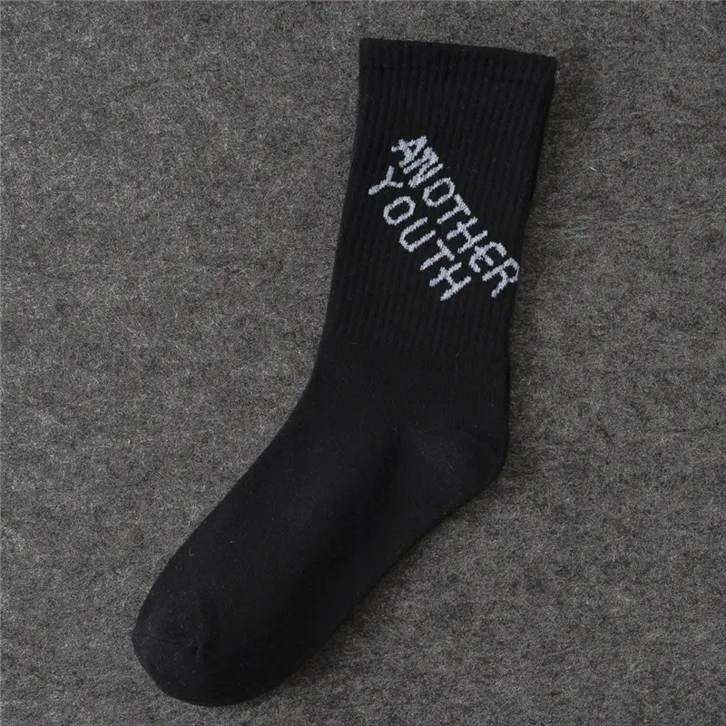 Харадзюку мужские носки с принтом слов юмора Ulzzang хип-хоп уличные носки для скейтборда унисекс, носки для влюбленных, Прямая поставка, 2 шт. = 1 пара - Color: 20