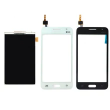 100% garantie Getestet Arbeit Ersatz LCD Display + Outer Touch Screen Digitizer Für Samsung Galaxy Core 2 SM-G355H G355 Mobile