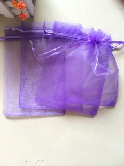 Free Shipping,200pcs/lot Light Purple Bags 13x18cm,Christmas & Wedding ...