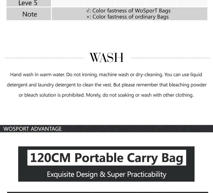 WoSporT 120 см сумка для переноски на открытом воздухе кемпинг альпинистский рюкзак слинг Туризм Охота тактическая сумка многофункциональный