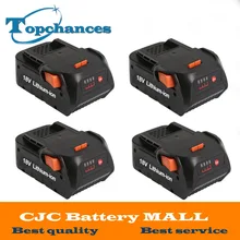 4X High Quality Newest 4000mAh 18V Li-ion Power Tool battery for AEG-RIDGID BFL18 L1815R CS0921 R84008 R840083 AC840084