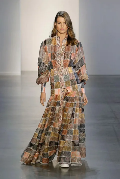 

Stand Lantern Sleeve Empire Sexy Women New Style Fashion Print Plaid Dress Body Con Vintage Celebrity Holiday Dresses Wholesale