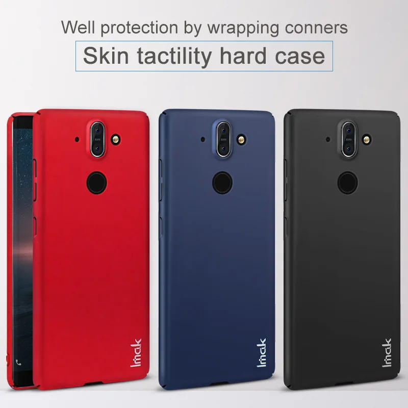 

IMAK JAZZ Slim phone Cases for Nokia 8 sirocco Case PC hard matte back cover protection coque for Nokia 8 sirocco case 5.5inch