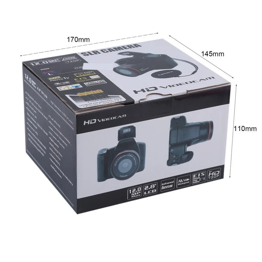 HD Digital Medium/Long Focus Optical Zoom SLR Camera CMOS Manual Operation Home Usage Anti-Shake DV Camcorder