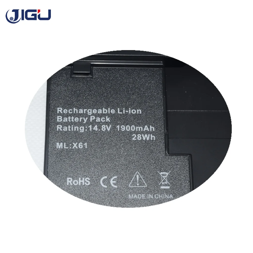 JIGU 40Y8314 40Y8318 ASM 42T5209 FRU 42T5208 Аккумулятор для ноутбука Lenovo ThinkPad X60 Tablet PC Series X61