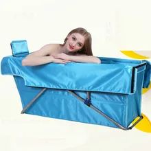 Надувная складная ванна для взрослых из нержавеющей стали бочонок из нержавеющей стали+ супер водонепроницаемая плотная ткань