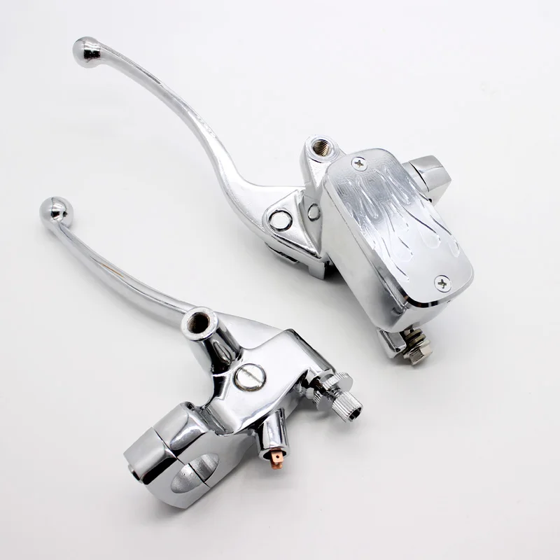 Nuoxintr Motorcycle Brake Clutch Master Cylinder Left and Right 1 25mm For Yamaha Kawasaki Suzuki Honda Steed 400600 VT600