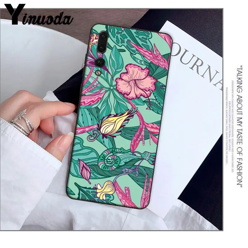 Watercolor Art Botanical Flower Pattern