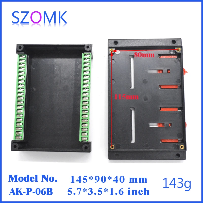 szomk electronics plastic enclosure for pcb junction box din rail enclosure control box szomk outlet boxes instrument enclosure box project box plastic housing  (2).jpg