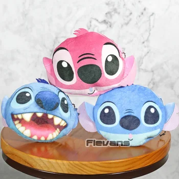 

Kawaii Lilo & Stitch Stitch Pendants Plush Toys Coin Bag Soft Stuffed Dolls 10pcs/lot