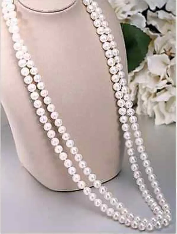 

45inch 8-9mm south sea white pearl necklace