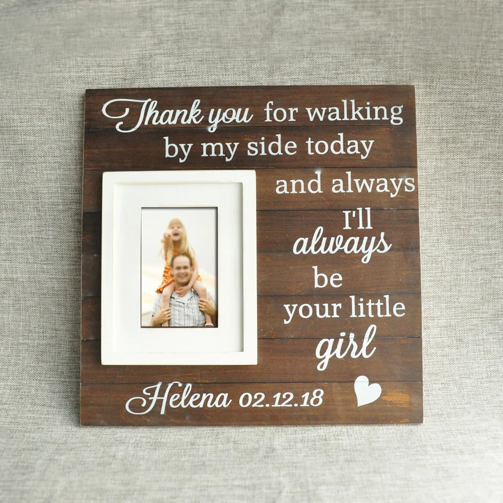 

Personalized Daddy's Girl Picture Frame Memorial Picture Frame Fathers Day Gift Photo Frame