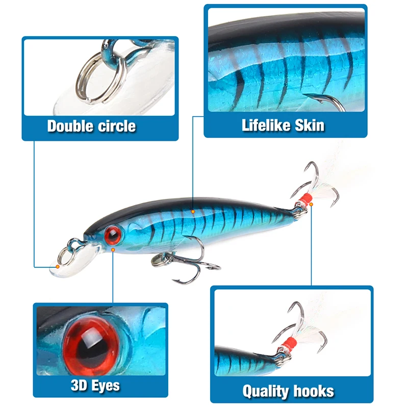 SEAPESCA طعوم صيد سمك البلمة 9 سنتيمتر 7g الطعم الثابت الاصطناعي 3D عيون العائمة الليزر المتذبذب باس بايك الصيد معالجة Pesca JK210A SEAPESCA طعوم صيد سمك البلمة 9 سنتيمتر 7g الطعم الثابت الاصطناعي 3D عيون العائمة الليزر المتذبذب باس بايك الصيد معالجة Pesca JK210A