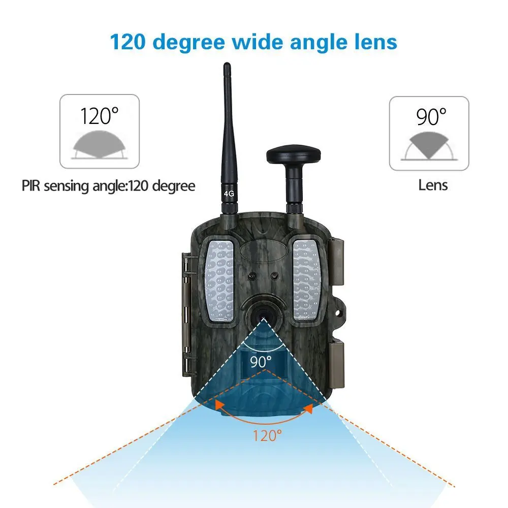 4G охотничьи камеры с gps 4G LTE камеры дикой природы 12MP gps лесной дикой природы камеры 4G сети Охотник камеры ловушка фото