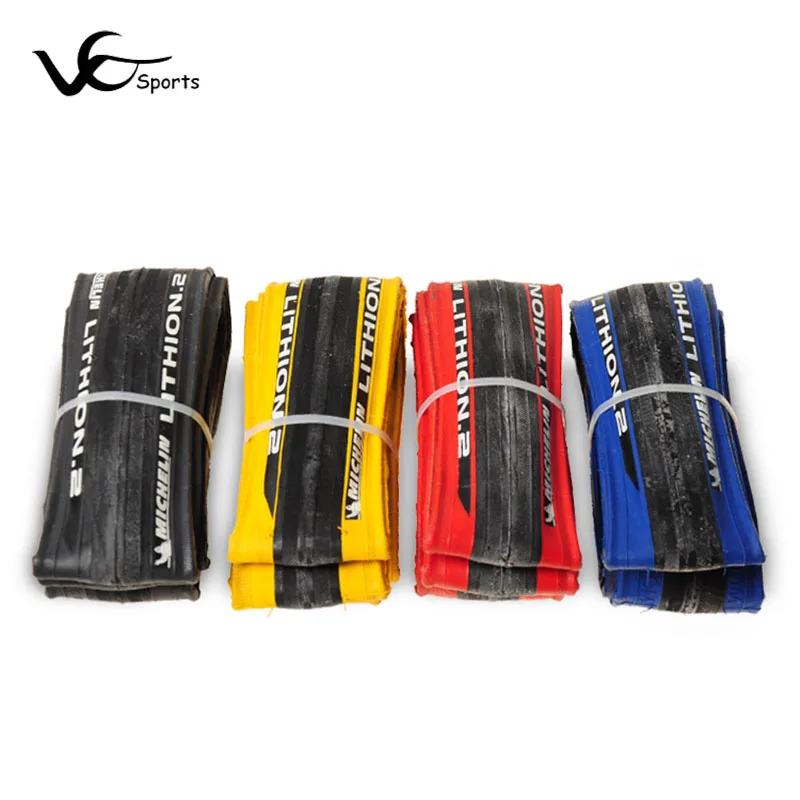 

Original Michelin LITHION 2 Road Bike Tires 700 * 23C Puncture 260g light 700C Blue Red Black Yellow tyre Cycling bicycle tire