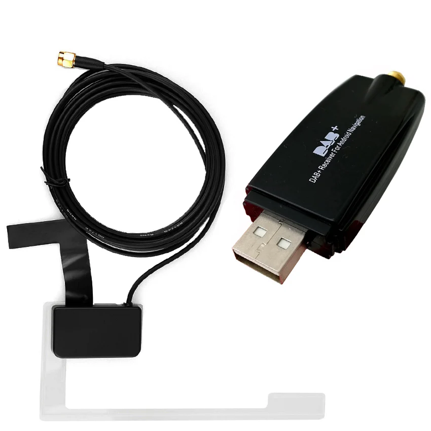 

1Set Universal USB DAB Radio Receiver Car DAB+ or DAB Antenna Aerials Shark Fin USB interface for Android Car DVD Player