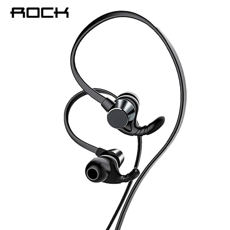 

ROCK Magnetic Music Bluetooth Earphone With Mic Muvia Wireless Bluetooth Sport Earphones Running Neckband In-ear Stereo Sound