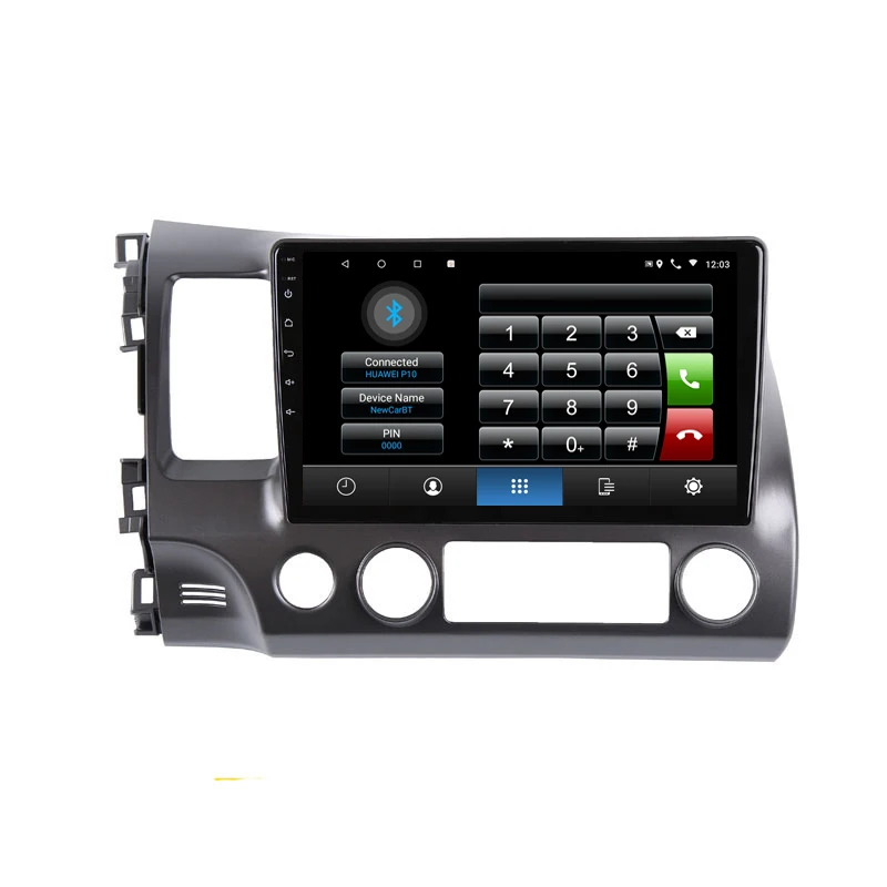 Clearance 10" 4G RAM 2.5D IPS 8 CORE Android 9.1 Car DVD Multimedia Player GPS For Honda Civic 2004 2005 2007 2006-2011  radio navigation 20