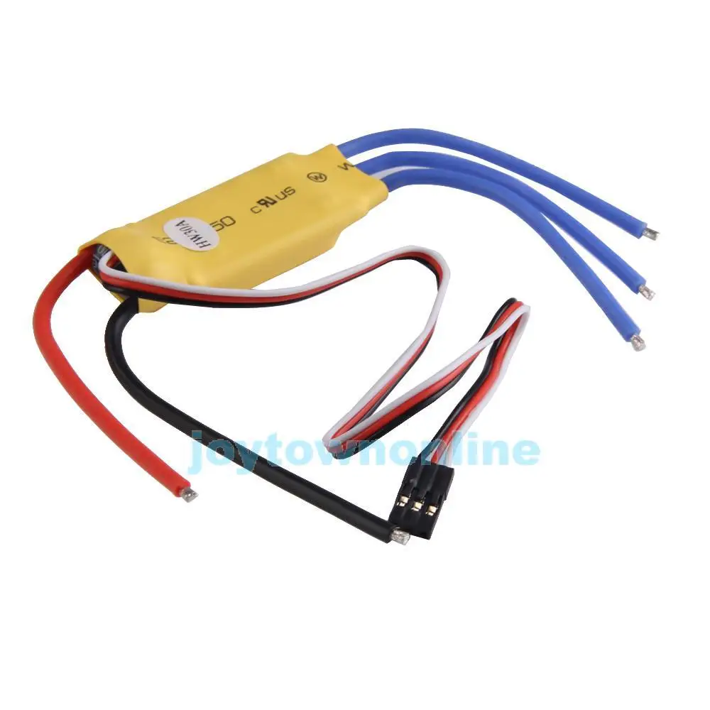 

30A Brushless ESC Electronic Speed Controller for Fixed Wing 4-Axis Copter  #1JT