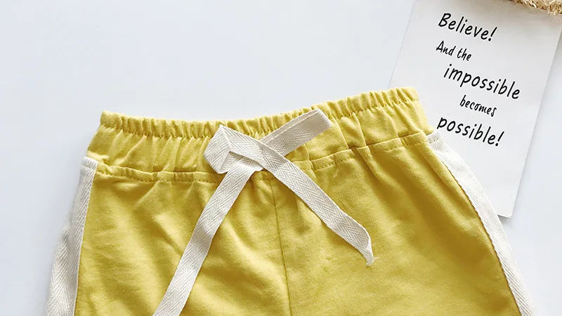 Летний повседневный костюм для девочек, включая Топ без рукавов+ шорты, комплект из 2 предметов
