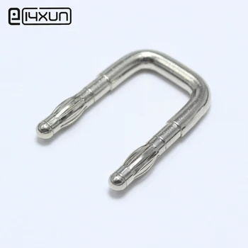 

1pcs 19mm Pitch Jumper Mltimeter Calibration Plug with 4mm Short Circuit Banana Plug for Multimeters Calibrator
