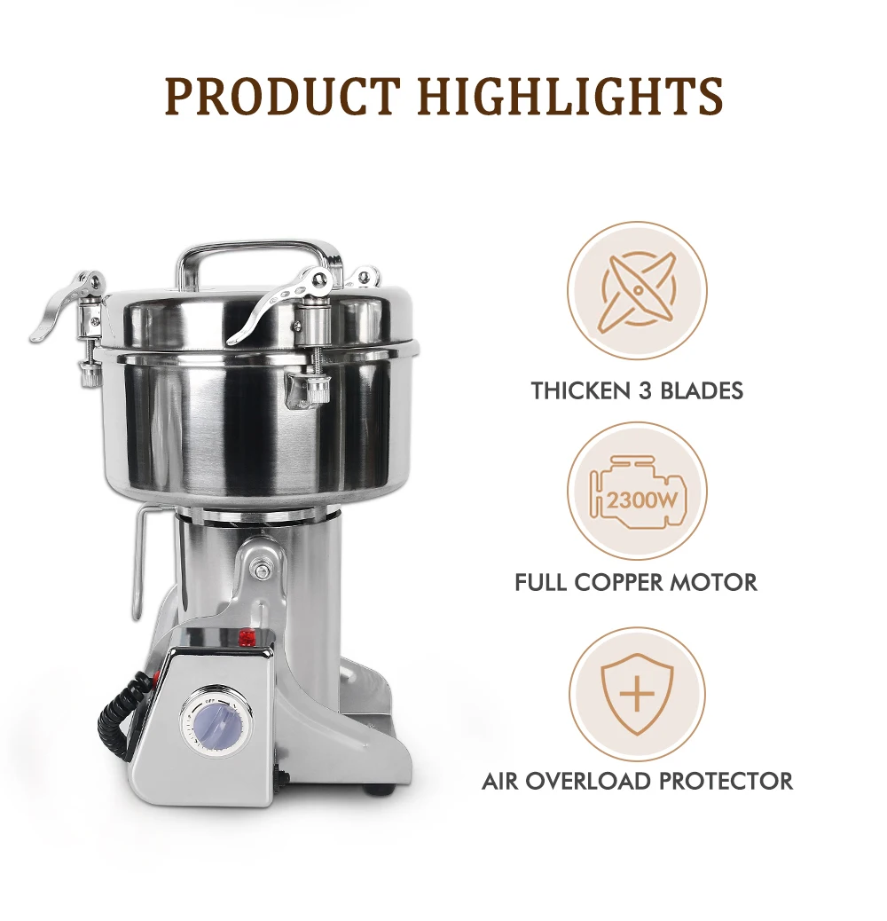 Discount ITOP Big Capacity 2800W 1000g Pulverizer Machine Swing Type Automatic Mill Herb Grinder Electric Grain Grinder 110V 220V 1 Discount ITOP Big Capacity 2800W 1000g Pulverizer Machine Swing Type Automatic Mill Herb Grinder Electric Grain Grinder 110V 220V 1