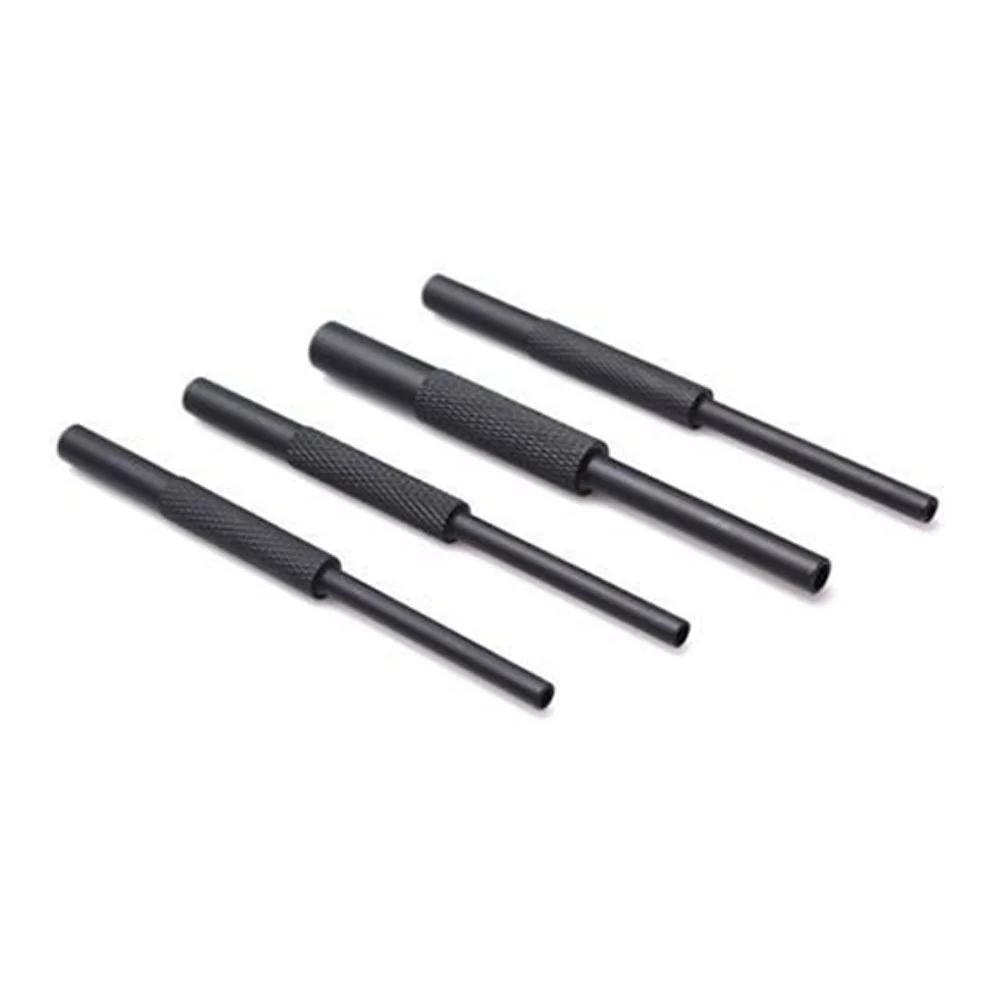 New 4 pcs Hunting Heavy Duty pistol rifle Roll Pin Holder Punch Set