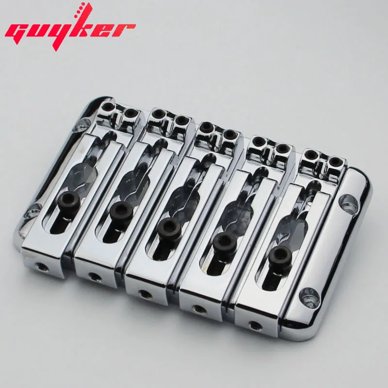 Новый 5 струнный басовый мост Chrome BB265|bass bridge|5 string bass bridgestring |