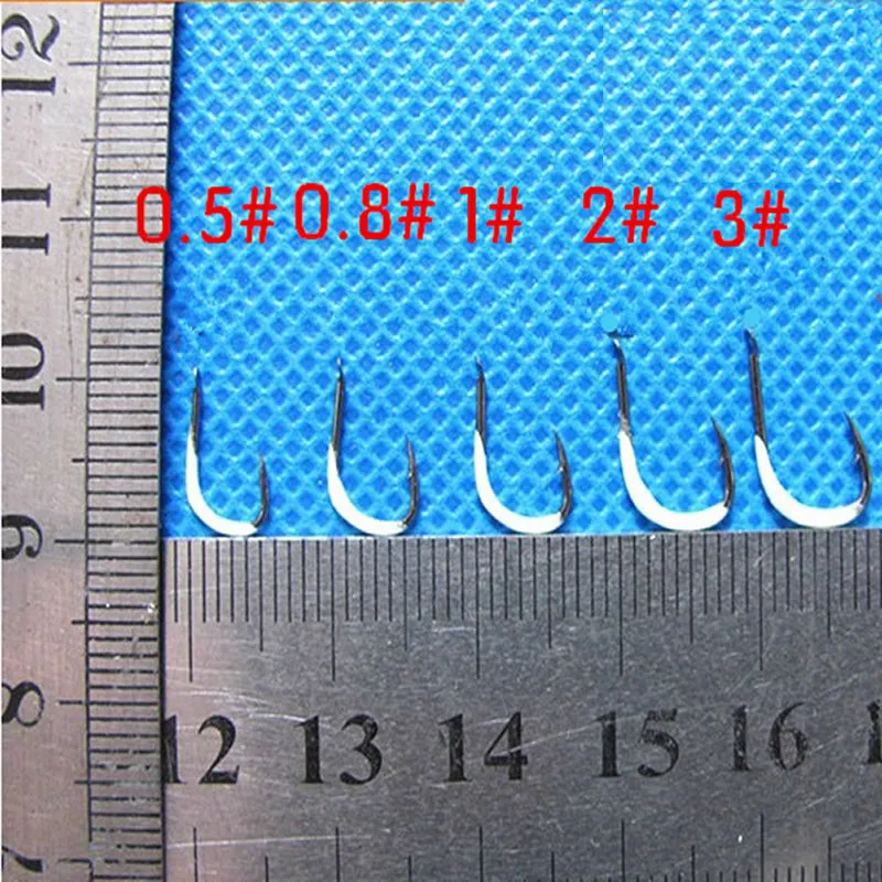 7pcs Luminous Fishing Hooks 0.5-3# Noctilucent Barbed Hook Tackle Tool Gift High Quality