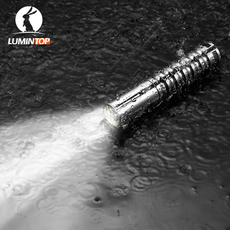 

LUMINTOP Mini Worm Flashlight 110 Lumens Stainless Steel Keychain Flashlight Cree XP-G2 R5 LED Portable Flashlight