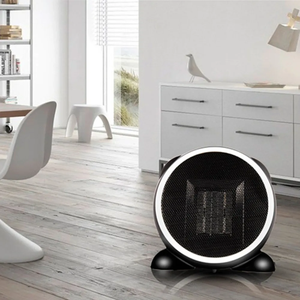 

Electric Heaters Mini Personal Ceramic Space Heater Electric Winter Warmer Fan EU Plug Desktop Electric Heaters For Home Office