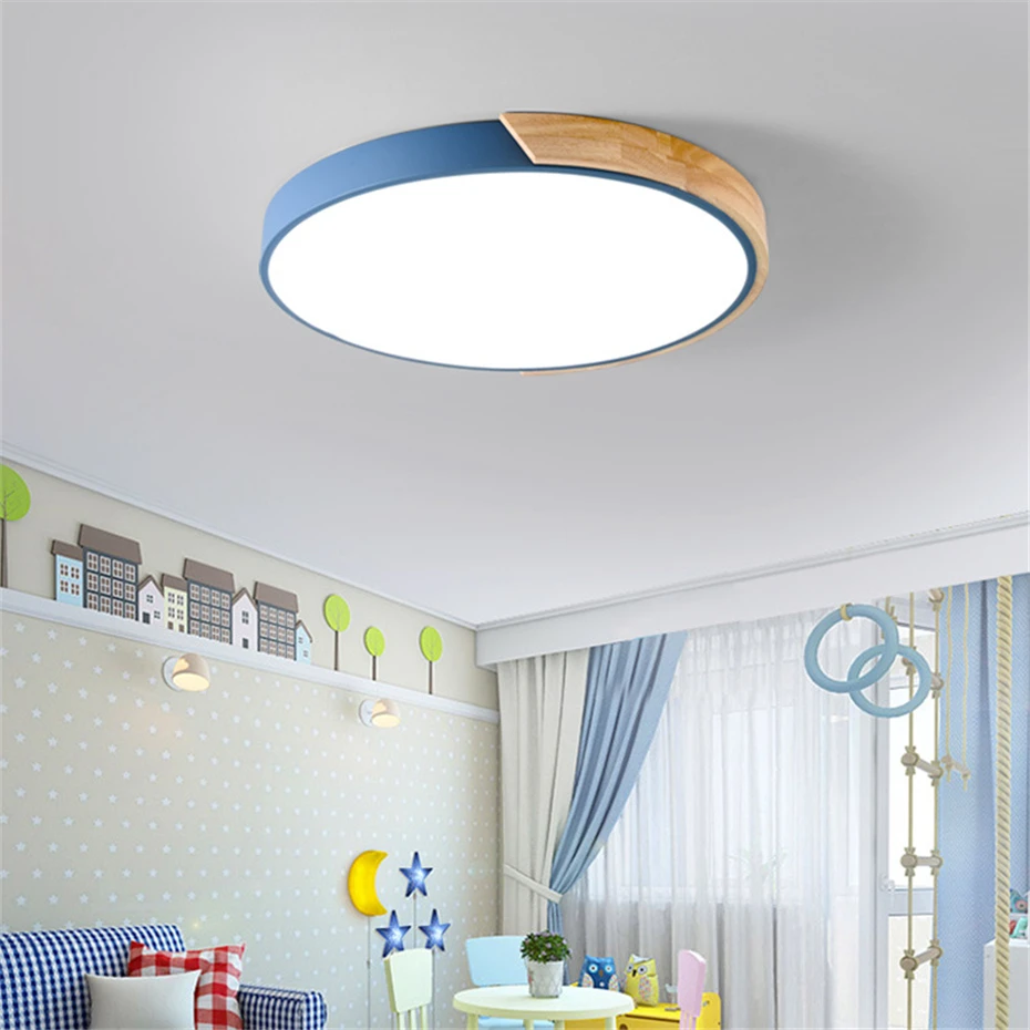 Современные светодиодные потолочные лампы luminaria светодиодный teto современный красочный потолочный светильник для гостиной детской комнаты проходной Домашний Светильник