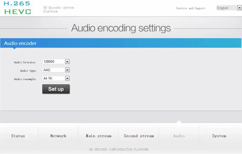 HDMI Encoding settings