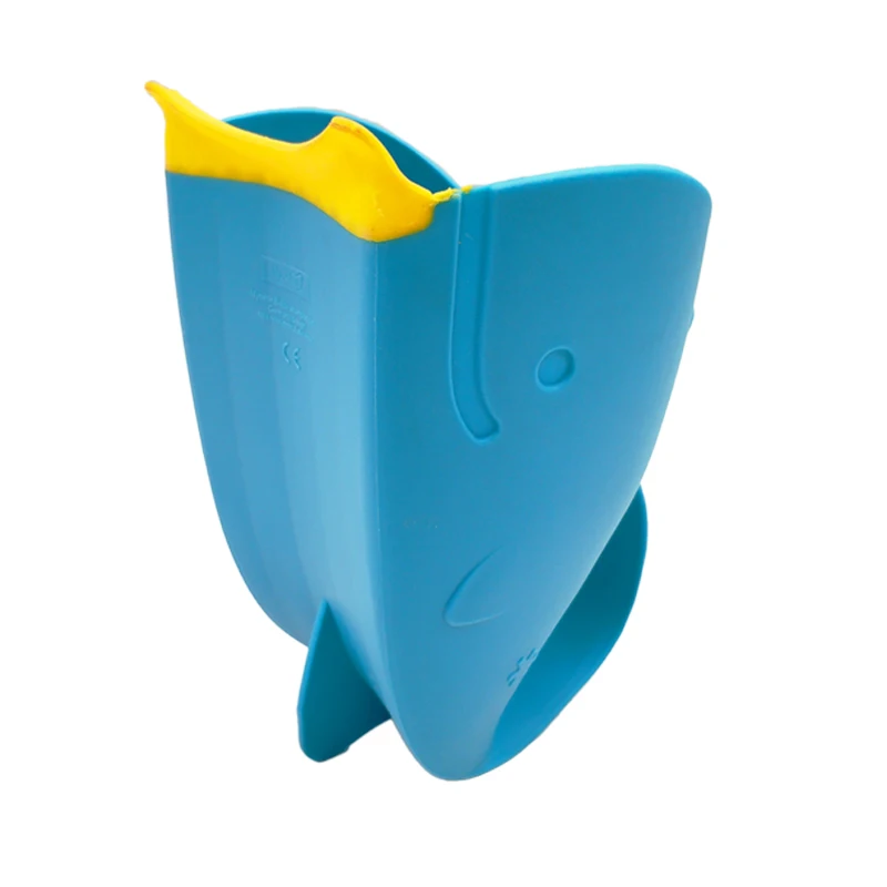Baby Bath Cap Kids Washing Hair Shampoo Cute Cartoon Whale Cup Children Shower Spoons Silicone Water Scoop Cup For Kids Bathing