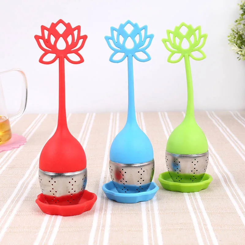 

2pcs Tea Infuser Loose Tea Leaf Strainer Silicone Herbal Spice Filter Diffuser Ball DAG-ship