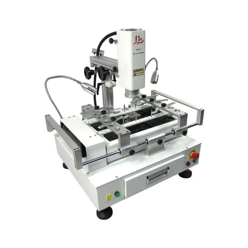 

2 sets 3 zones hot air touch screen BGA rework station LY R690 V2 solder machine with laser point 4000W