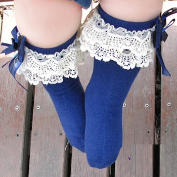 

3 pairs/lot Spring autumn cotton lace socks for children girl in 2-9 years baby girls socks Clothing Accessories