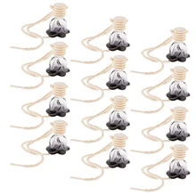 12 шт. освежитель воздуха с принтом автомобиля подвесной диффузор флакон 10 мл флакон аромата духов цветок