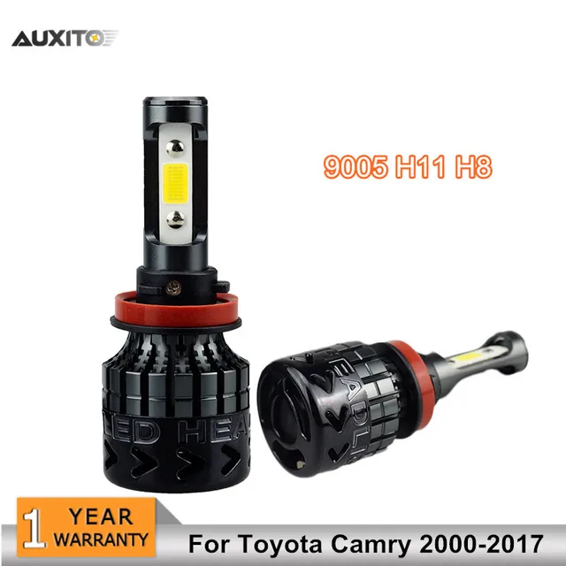2x 9005 H11 H8 Cob Led Car Headlights Bulb Fog Lamp 8000lm High Low 2x 9005 H11 H8 Cob Led Car Headlights Bulb Fog Lamp 8000lm High Low Beam Replace Halogen Headlamp For Toyota Camry 2000 2017
