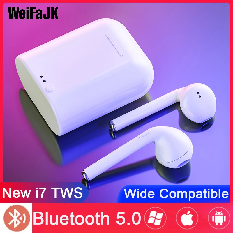

i7s Tws Bluetooth Earphone Mini Wireless Earbuds Sport Handsfree Earphones Cordless Headset with Charging Box for iPhone Xiaomi