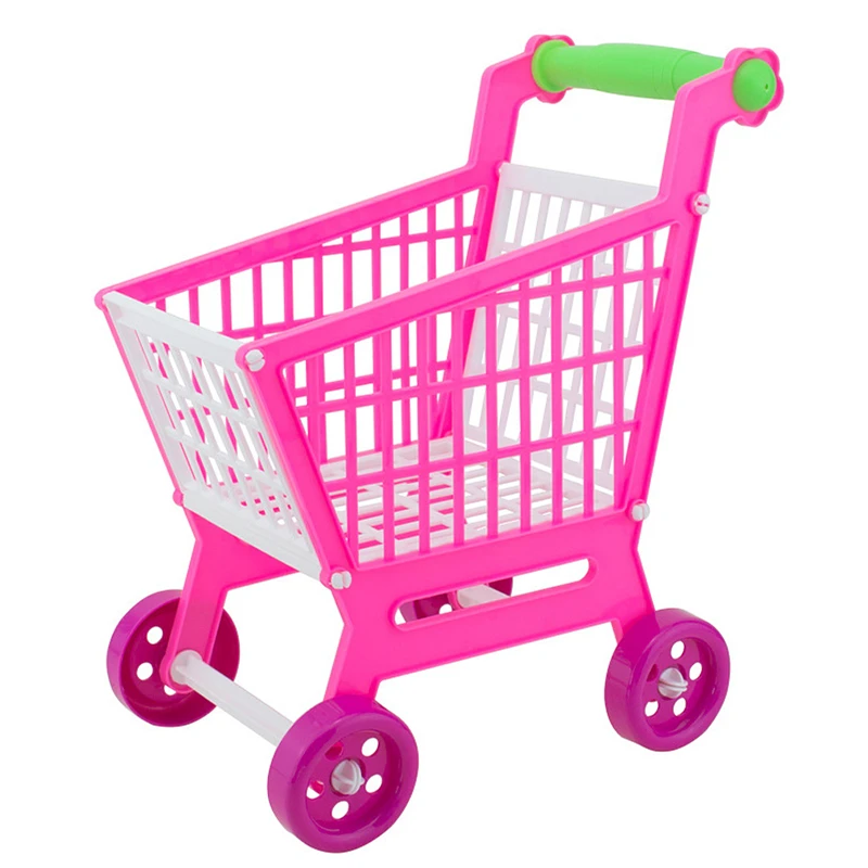 kids play shopping cart
