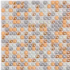 

Iridescent glazed glass mosaic tile living room TV background wall high-grade electro-optic mosaic tile free shipping mix color