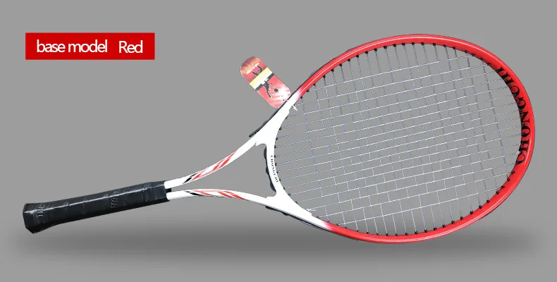 Профессиональная теннисная ракетка из углеродного волокна с сумкой на веревке, тренировочная ракетка, ракетки для игры в теннис, спортивные ракетки для мужчин и женщин