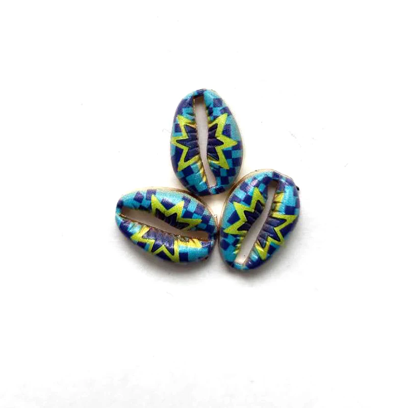 Набор из 10 шт. опт цветной кулон ракушка для изготовления ожерелий браслетов