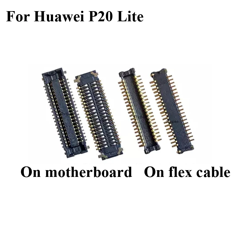 5 шт. FPC коннектор для Huawei P20 Lite p 20 ЖК-дисплей экран на гибком кабеле материнской