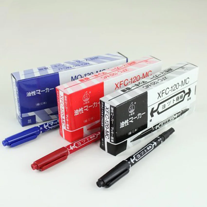 Professional 30Pcs Assorted Tattoo Marking Pen Dual Tip Marker Piercing 