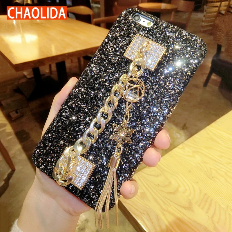 CHAOLIDA Wholesale Bling Gliter Scrub Cellphone Accessories De Celular for Iphone X 6 6s 6plus 7 7plus 8 8plus Steel Strap Cases CHAOLIDA Wholesale Bling Gliter Scrub Cellphone Accessories De Celular for Iphone X 6 6s 6plus 7 7plus 8 8plus Steel Strap Cases