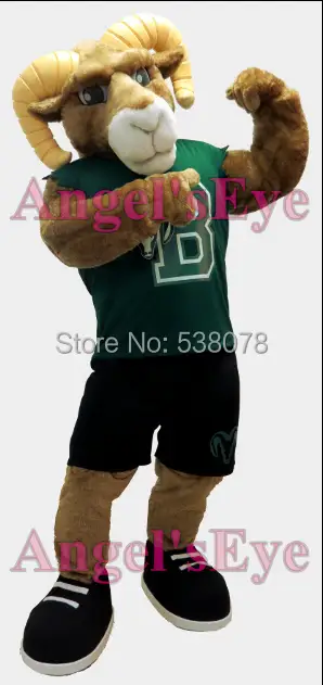 Sport Anime Cosplay Kostuums Geit Schapen Ram Mascotte Kostuum